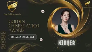 Congratulations Queen!! Dilraba Dilmurat Winner 🏆🎉🏆 Pop Golden Award