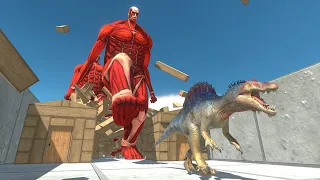 Epic 😱 Run Away from Colossal Titan - Animal Revolt Battle Simulator