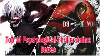 Top 10 Psychological Thriller Anime