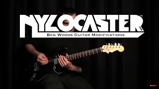 BLACK NYLOCASTER - Ben Woods - Nylon String Electric Guitar