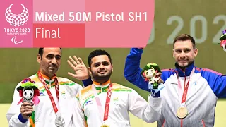 Double Podium for India! 🇮🇳  | Mixed 50M Pistol SH1 | Final | Shooting | Tokyo 2020 Paralympic Games