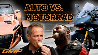 Donkervoort vs. Ducati: Extrem krasses Leichtbau-Raketen Battle 🤜🔥🤛 | GRIP