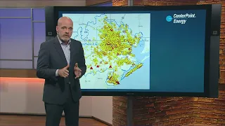 Power outage update: 64,000 CenterPoint still without power Wednesday afternoon