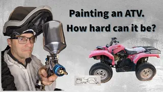 Painting a Yamaha Grizzly 660 Cosmetic restoration