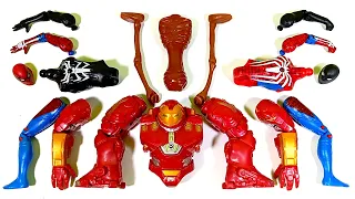 AVENGERS TOYS ASSEMBLE HULK BUSTER, SPIDER-MAN, SIREN HEAD, MILES MORALES SUPERHERO