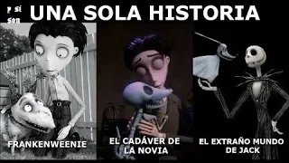 Teoria - FRANKENWEENIE, EL CADÁVER de LA NOVIA y EL EXTRAÑO MUNDO de JACK  SON LA MISMA HISTORIA.