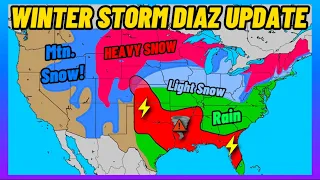 Monster Winter Storm Diaz about to Wreak Havoc… Significant Blizzard, Severe Weather, and Ice - WWS