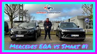 🚗 Vergleich Smart #1 vs Mercedes EQA 🤔 wer ist die bessere Wahl ⁉️