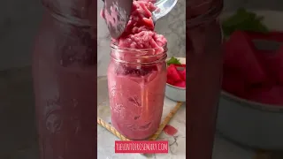 How to Make a Creamy Frozen Watermelon Smoothie Recipe!