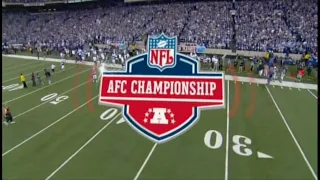 2006 AFC Championship Patriots vs Colts CBS intro