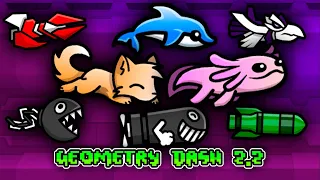 Cómo Desbloquear las NUEVAS NAVES de Geometry Dash 2.2