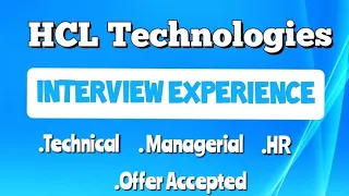 HCL Java Developer Interview Questions And Answers | Technical | Managerial