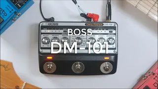 Boss DM-101 Delay Machine | Stereo and Mono Demo