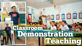 Actual Demonstration Teaching for Teacher-Applicants (Plus Demonstration Tips and Lesson Plan)