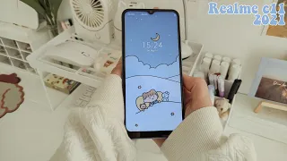 Unboxing my new aesthetic phone ~ Realme c11 2021 Lake blue ~ Camera test + phone specs I Lunadrella