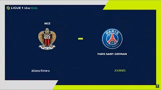 Nice vs Paris Saint-Germain | Allianz Riviera | 2021-22 Ligue 1 | PES 2021