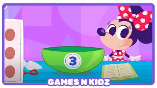 Minnie Mouse Learn Colors, Shapes, Numbers & Counting Educational Videos For Kids - Minnie Bow-Toons