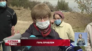 В предгорьях Алматы массово вырубают яблоневые сады, чтобы построить коттеджи