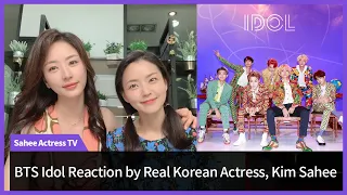 BTS Idol | Reaction by Real Korean Actress| Kim Sahee | BTS Reaction