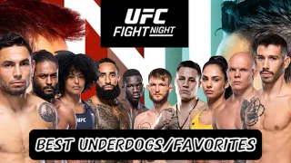 UFC Best Underdogs and Favorites - UFC Fight Night Vegas 91