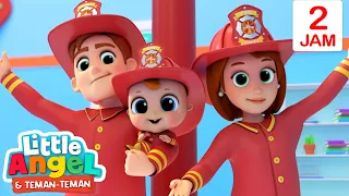 Baby John Menjadi Pemadam Kebakaran | Little Angel | Lagu Anak Favorit | Nursery Rhymes Indonesia