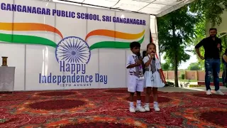 Nursery class  Students Performance, Ganganagar Public School