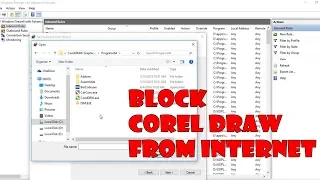 How to BLOCK Corel Draw from Internet