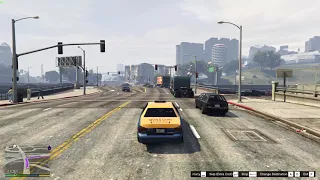 Taxi ride across the entire GtaV map