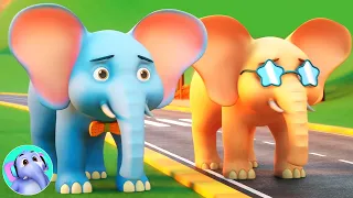 Ek Mota Hathi Hindi Rhyme, एक मोटा हाथी + Elephant Song and Hindi Rhymes for Kids