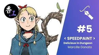 Speedpaint #5 - Marcille (Delicious in Dungeon)