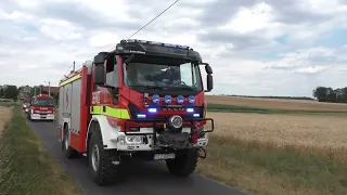 157 wozów strażackich alarmowo! - XI Fire Truck Show Główczyce 2019!