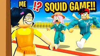 Undercover as SQUID GAME DOLL in Roblox BROOKHAVEN RP!!
