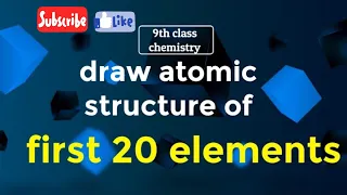 Atomic structure of first 20 elements/9th class chemistry/