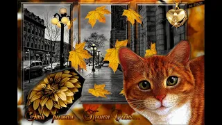 Доброе утро!Чудесного вам настроения!Осень в городе!.Самые красивые открытки!Красивая песня для вас!