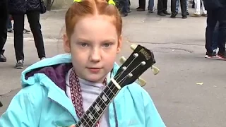 Лера Лысенко - младшая участница фестиваля "Облака" в Днепре