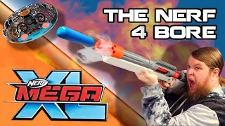 The NERF 4 BORE MEGA XL Sniper (goes drone hunting 🤖)