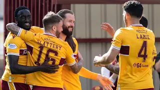 Kevin van Veen scores for Motherwell v Hibernian