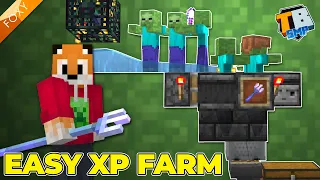 Minecraft » ZOMBIE SPAWNER XP FARM « Truly Bedrock Season SMP [2]