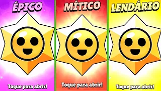 Abrindo STARR DROPS épicos, MITÍCOS e LENDÁRIOS...😱 Veio MUITA coisa BOA?? - Brawl Stars