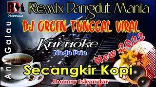 Karaoke Secangkir Kopi Nada Pria _ Dj Remix Dangdut Orgen Tunggal  Full  Bass Cover By RDM