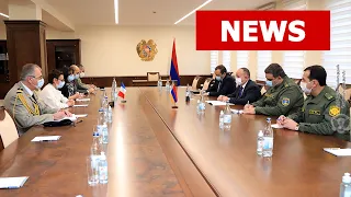 Defense minister discusses cooperation with French ambassador, Armenia invited to democracy summit