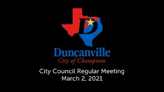 Duncanville City Council Regular Meeting