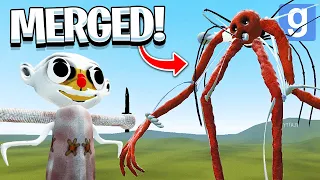 NEW TREVOR HENDERSON CREATURES MERGED! (Garry's Mod Sandbox) | JustJoeKing