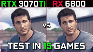 RTX 3070 Ti vs RX 6800 | Test in 15 Games at 1440p - 2160p | in 2023