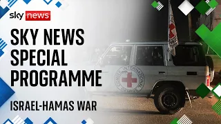 Watch Sky News Special Programme: Hostages and prisoners freed as Israel-Hamas ceasefire continues