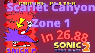 Scarlet Canyon 1 In 26.88 as Snick The Porcupine (PB) SRB2