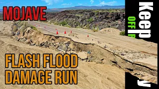 Mojave Flash Flood Damage Offroad Run