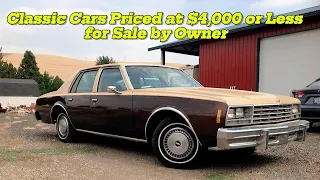 Craigslist Gems: Classic Cars Priced at $4,000 or Less -  for Sale by Owner | AMERICANA CLASSICS!