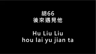 【胡66 Hu Liu Liu - 後來遇見他 hou lai yu jian ta】 歌词 + 拼音 | Lyrics & Pin Yin 【抖音熱搜】