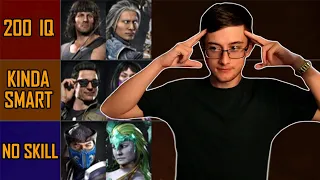 The EASIEST CHARACTERS in Mortal Kombat 11 (Tier List)